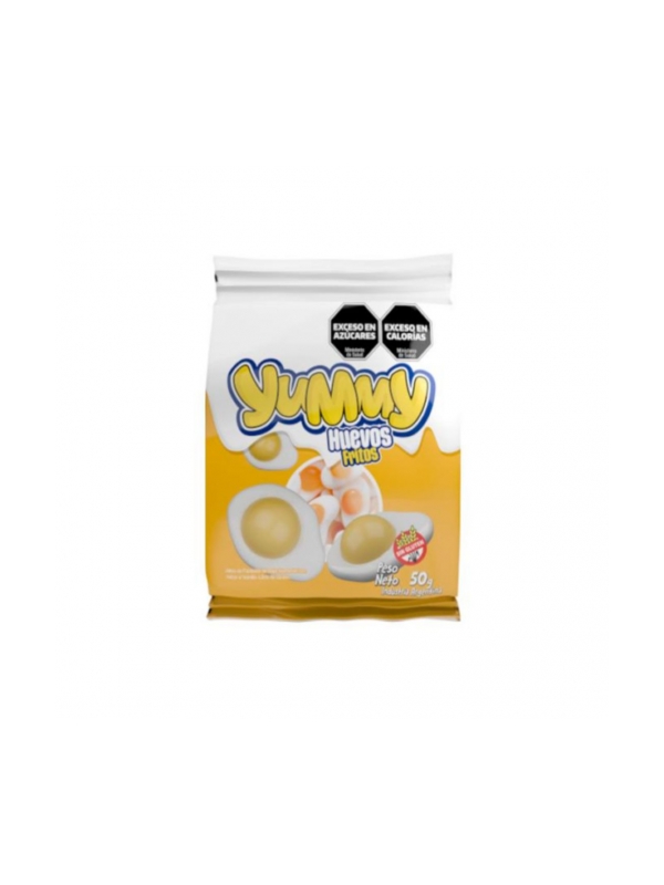 Angelita Golosinas Producto: Car.goma Yummy 10x50gr Huevos Fritos