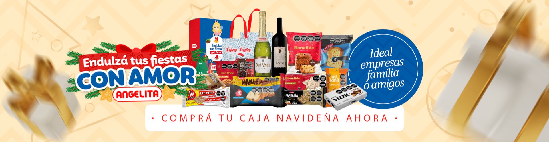 Angelita Golosinas - Cajas Navideñas Angelita | Endulzá tus Fiestas con Amor 🎁